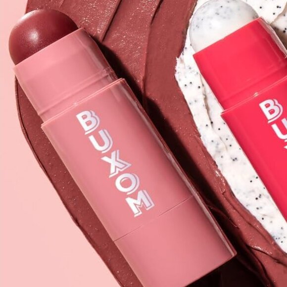 BUXOM Power-Full Plump Lip Balm (Peptides) ~ Dolly Fever (Mauve) 0.17oz NIB - Picture 13 of 16